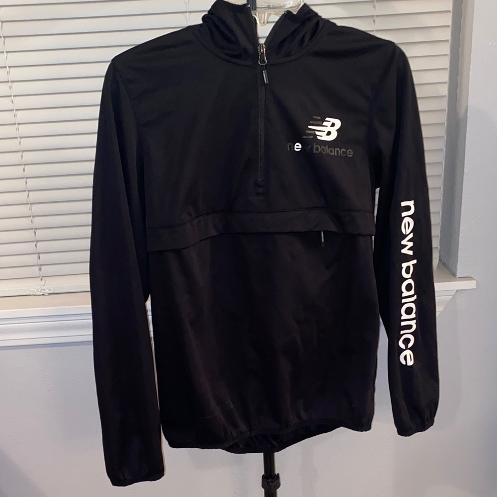 New Balance Black Quarter-Zip Pullover